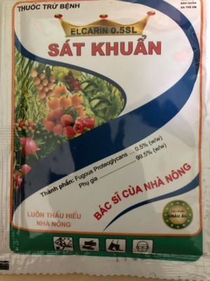 THUỐC TRỊ BỆNH SÁT KHUẨN - ELCARIN 0,5SL  - đặc trị vi khuẩn