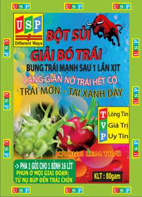 BỘT SỦI GIẢI BÓ TRÁI THANH LONG