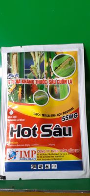 THUỐC TRỪ SÂU SINH HỌC  HOT SÂU 55WG