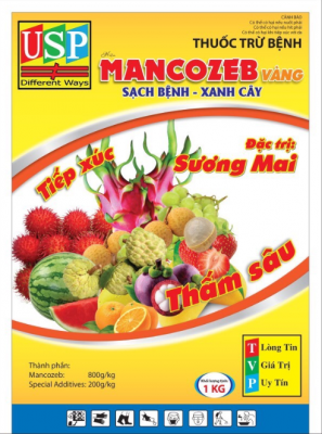 THUỐC NẤM BỆNH MANCOZEB BỘT VÀNG